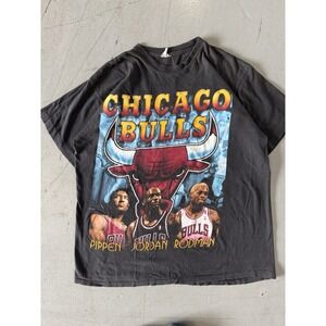 1996 NBA world champions Chicago bulls rap tee